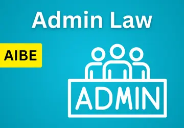 AIBE 19: Admin Law (Hindi)