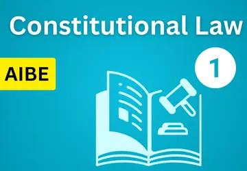 AIBE 19: Constitution Part 1 (English)