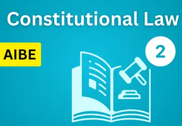 AIBE 19: Constitution Part 2 (English)