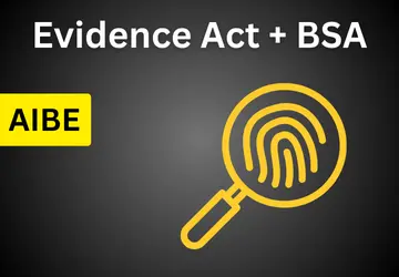 AIBE 19: Indian Evidence Act + BSA (Hindi)