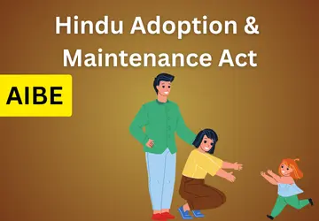 AIBE 19: Hindu Adoption and Maintenance Act (Hindi)