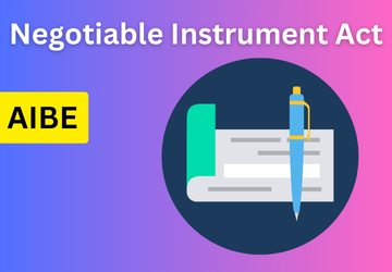 AIBE 20 : Negotiable Instruments (Hindi)